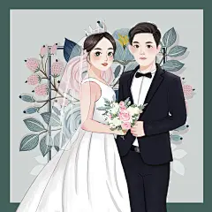 帮哥哥画的小头像