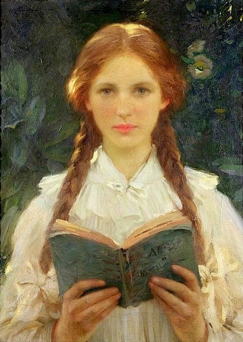 Girl with Pigtails -...