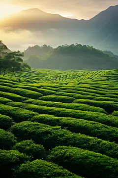 春季春茶植物茶叶茶园图片摄影图