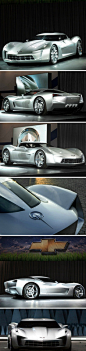 《变形金刚》当中“横炮”的原型Corvette Stingray Concept，预计2014年量产
