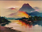 画家 Hong Leung 风光绘画作品