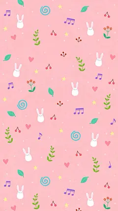 手绘可爱卡通兔子壁纸平面广告jpg背景图_新图网 https://ixintu.com 手绘背景 可爱 卡通背景 卡通兔子 壁纸 平面广告 粉色背景 音乐 信纸贺卡