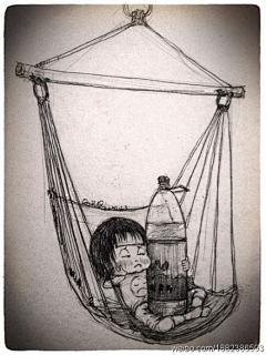 茜瓜糖*^__^*采集到手绘-素色