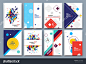 Abstract composition, white font texture, business card set, correspondence letter collection, a4 brochure title sheet, patch part construction, creative text frame surface, figure logo icon, EPS10-Business/Finance,Abstract-海洛创意(HelloRF)-Shutterstock中国独家合