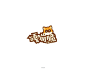 学LOGO-嘎嘣脆零食-零食logo-卡通logo-动物logo-狐狸logo-现代logo