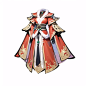 07686-3300451027-Game icons,(((Red wedding attire))),flowers,tassels,jewelry,enhanced edges,ink edges,jewelry,ruby,no humans,simple background,fu