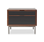 TURINO 2 DRAWER SIDE TABLE