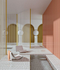 Cape Town artist Alexis Christodoulou creates 3D rendered modernist interiors from his imagination – enter into his surreal, pastel-hued world