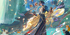 吱吱又一夏采集到绝美插图