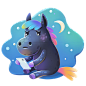 Rainbow Horse sticker pack for AppStore