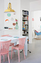 Home Tour: Bright + Cheerful Dutch Row House