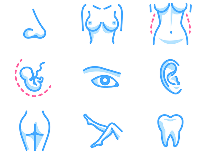 Body parts -- icons ...