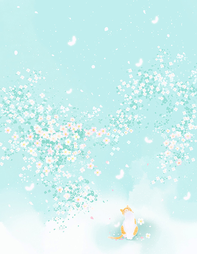 《橘猫》_点意__插画师作品_涂鸦王国g...