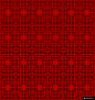 窗棂纹样中国红色吉祥背景春节无缝节庆背景模板矢量素材
