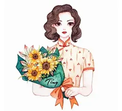 复古旗袍女插画分享：伸手要的安全感毫无意义 : 复古旗袍女插画分享：伸手要的安全感毫无意义,插画,旗袍,复古,毫无意义