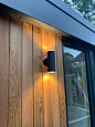 Up/down lighting... #gardenoffice #gardenroom #homeoffice #workfromhome #gardenrooms #gardenstudio #gardenbuilding #garden #summerhouse #gardendesign #homegym #workingfromhome #gardenlife #gardengym #gardenpod #mancave #wfh #construction #gardenroomdesign