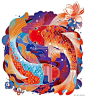 清华学霸超美中国风插画，歪果仁已经买回家收藏了！ : 超美中国风插画，看了我也想要一份报纸