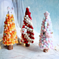 毛绒圣诞树DIY亲子手工材料包-淘宝网