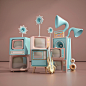 C4D | Behance 上的照片、视频、徽标、插图和品牌