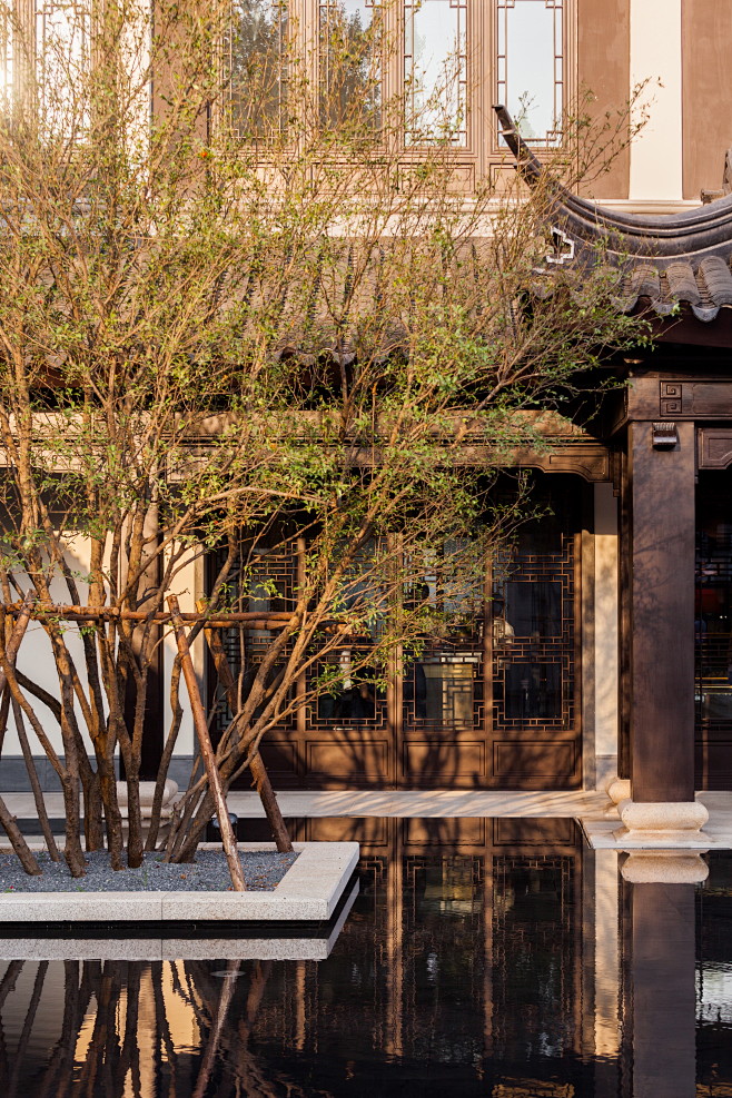 西安蓝光长岛国际 新中式  展示区 水院...