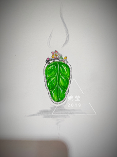 YEUNG_Jewelry采集到翡翠手绘