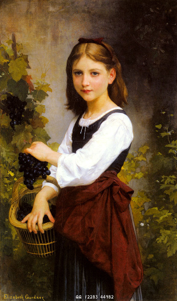A Young Girl Holding...
