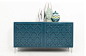 Tangier 2 Door Credenza in Turquoise modern-storage-units-and-cabinets