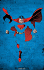 【超级英雄全面回归，Albizu Rondon插画欣赏】 钢铁侠，蜘蛛侠，超人回归，都是复仇者联盟里的成员。这是来自Albizu Rondon重新塑造的英雄形象。         http://t.cn/8s18YUp