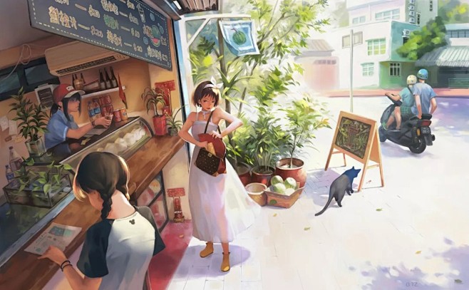 韩国插画师 Taejune Kim 作品