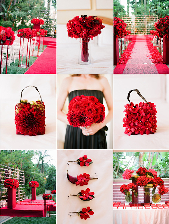 婚礼-漂亮的红色婚礼