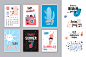 Summer cards, calendars, typography - Illustrations - 2