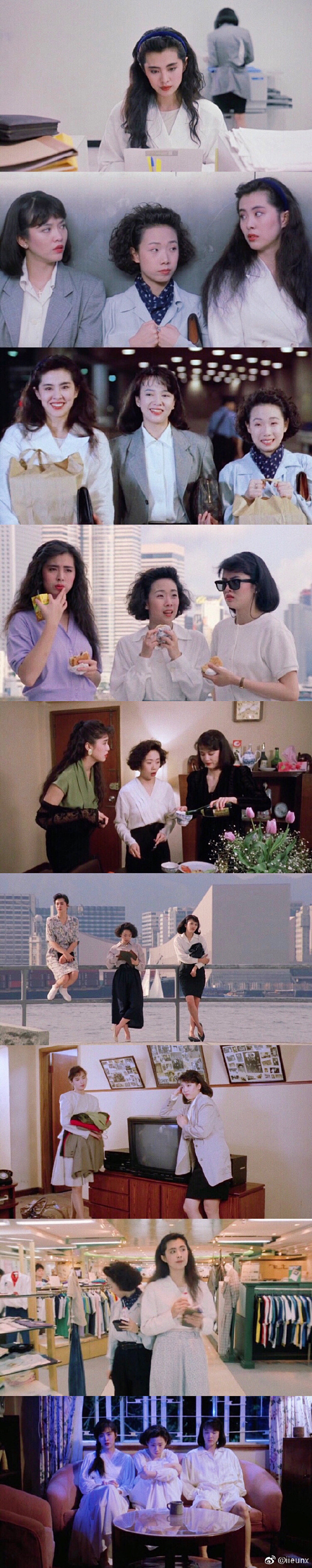 香港电影 80s.90s女星穿搭 从妆容...