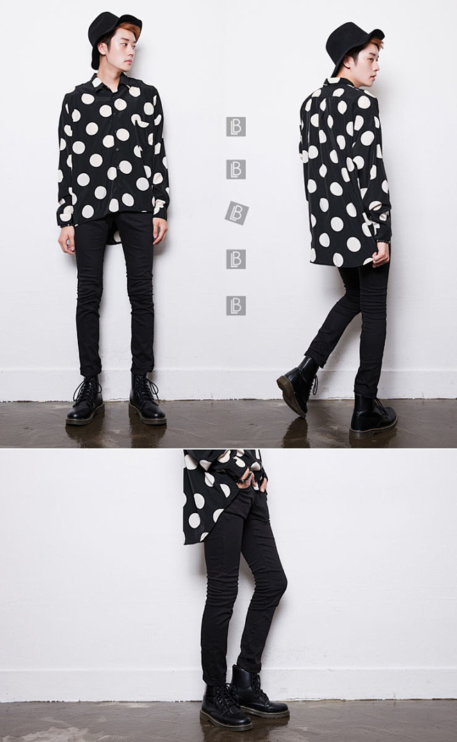 black pants