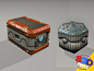 maya sci-fi crates