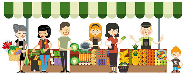 Marché on Behance
