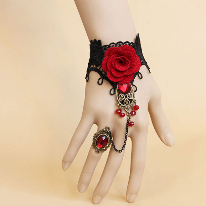 -蕾丝,手饰,饰品,戒指,手链,红宝石,...