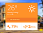 Flat-ui-weather-widget