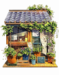 The Most Charming Facades Created Digitally By Artist Angela Hao