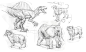 Animal drawings
