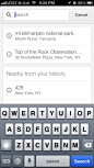 Googlemaps iPhone search screenshot