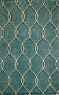 Momeni Bliss 23x8 Teal Rug contemporary rugs