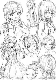 插画教程 | 画发型还只会单一的板头？看了这个发型绘制教程，头发渣也能轻松掌握啦 : 关于手绘、插画、原画、手绘板绘画、美术设计等相关数字艺术（CG）的分享学习平台。国内优质CG行业订阅号！各种CG绘画教程资讯信息集聚地。CG窝陪伴你不断的成长！