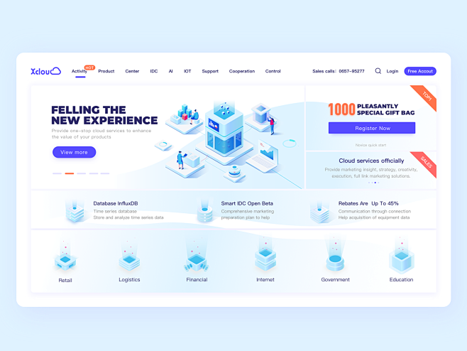 XCloud Web 2.5d bran...