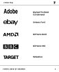 famous brand logos with the fonts used
