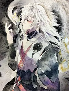 王者荣耀 李白 同人图 插画 壁纸 | 绘画作品 | 半次元-第一中文COS绘画小说社区