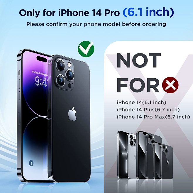 Simtect Ultra Clear for iPhone 14 Pro Case, [NonYellowing
