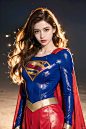  ,(best quality, masterpiece, colorful, dynamic angle, highest detailed)(Supergirl),upper body photo,fashion photography of cute blonde long hair girl (Supergirl),dressing high detailed Supergirl suit (high resolution textures),in dynamic pose,bokeh,(intr