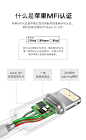 【绿联20728】绿联 MFi认证 苹果数据线 6/5s/7手机快充充电器线USB电源线 支持iphone5/6s/8/7Plus/X/ipad pro 1米20728白【行情 报价 价格 评测】-京东