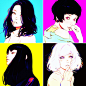 CMYK Quadriptych by Kuvshinov-Ilya