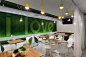 iLive cafe : The restaurant was designed and built in 30 days. The space we had to work with was located on a semi-basement floor and consisted of three small rooms, with many protroding concrete elements of the building's foundation. These were later tra